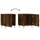 Nachtkastje van bewerkt hout met moderne uitstraling en duurzaam design - Nachtkastjes