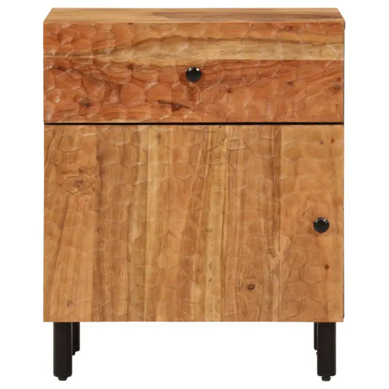 Nachtkastje van massief acaciahout met elegant design - Nachtkastjes
