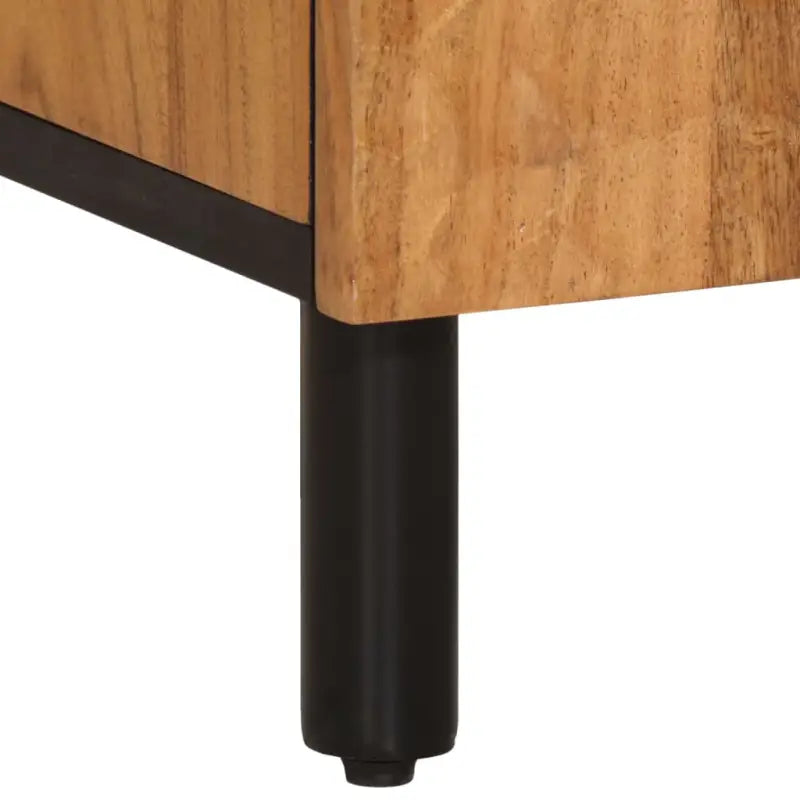 Nachtkastje van massief acaciahout met elegant design - Nachtkastjes