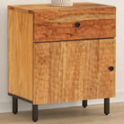 Nachtkastje van massief acaciahout met elegant design - Naturel / 1 / Massief acaciahout - Nachtkastjes