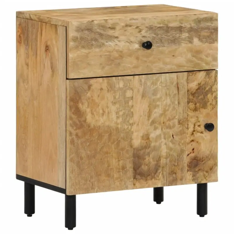 Nachtkastje van massief acaciahout met elegant design - Naturel / 1 / massief mangohout - Nachtkastjes