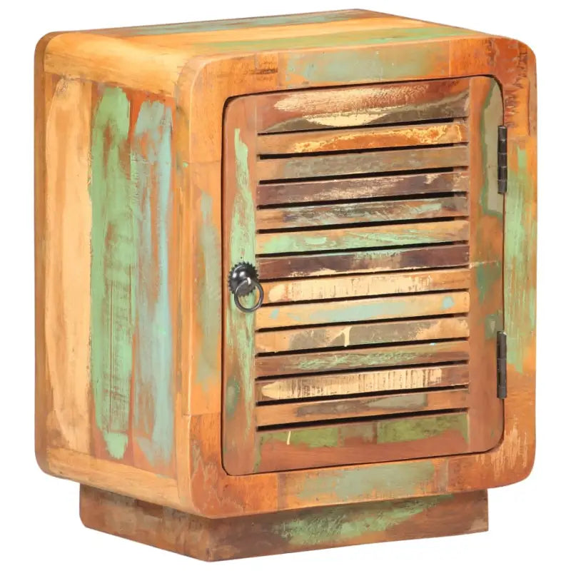 Nachtkastje van massief gerecycled hout met rustieke charme - 1 / massief gerecycled hout - Nachtkastjes