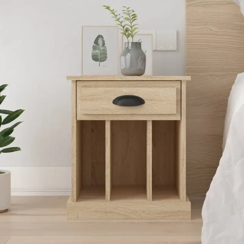 Nachtkastjes in Grijs Sonoma met elegant en duurzaam ontwerp - Sonoma eiken / 1 - Nachtkastjes