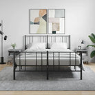 Nachtkastjes in hoogglans wit van bewerkt hout voor modern interieur - Grijs sonoma / 2 - Nachtkastjes