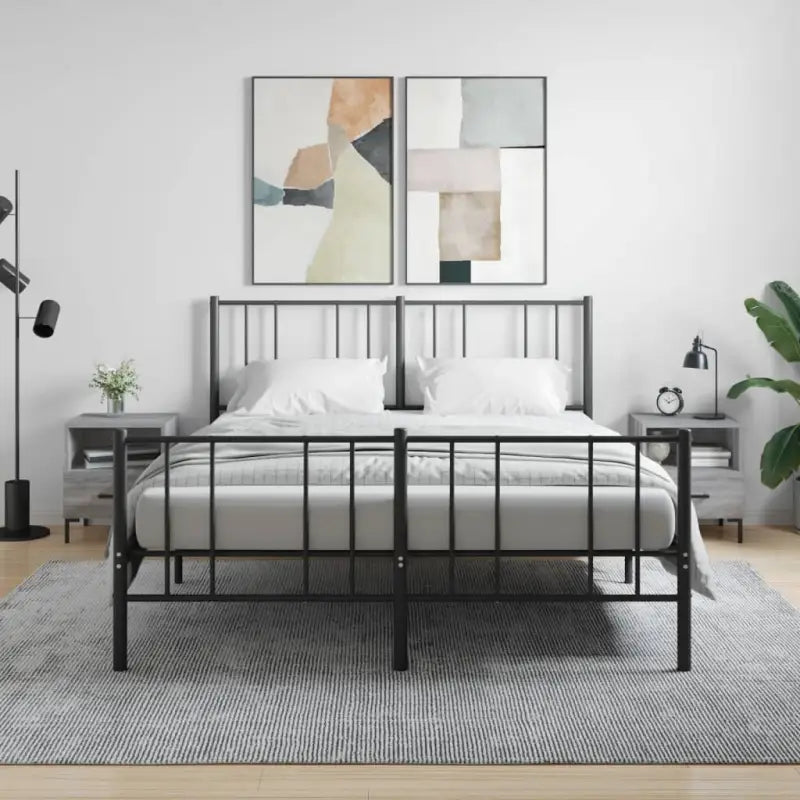 Nachtkastjes in hoogglans wit van bewerkt hout voor modern interieur - Grijs sonoma / 2 - Nachtkastjes