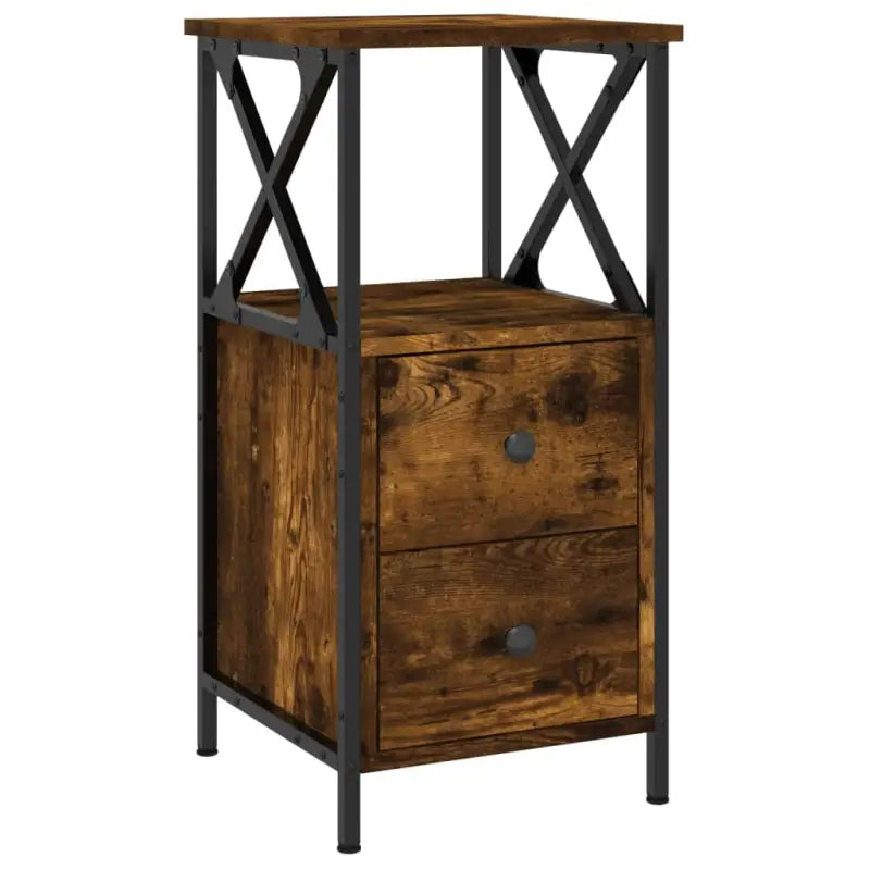 Nachtkastjes met bewerkt hout en verstelbare poten voor een tijdloze uitstraling - Nachtkastjes