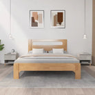 Nachtkastjes met bewerkt hout voor een elegant en tijdloos interieur - Betongrijs / 2 - Nachtkastjes