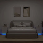 Nachtkastjes met rgb led-verlichting en duurzaam bewerkt hout - Nachtkastjes