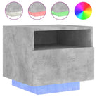 Nachtkastjes met rgb led-verlichting en duurzaam bewerkt hout - Nachtkastjes