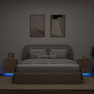 Nachtkastjes met rgb led-verlichting en duurzaam bewerkt hout - Sonoma eiken / 2 - Nachtkastjes