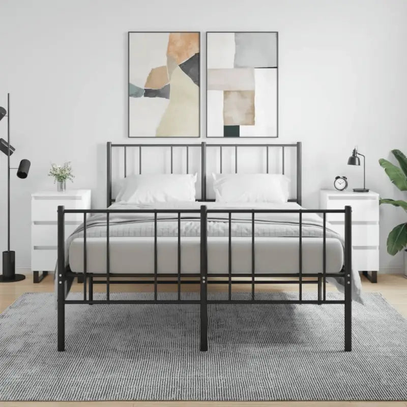 Nachtkastjes van bewerkt hout met elegant en tijdloos ontwerp - Hoogglans wit / 2 - Nachtkastjes