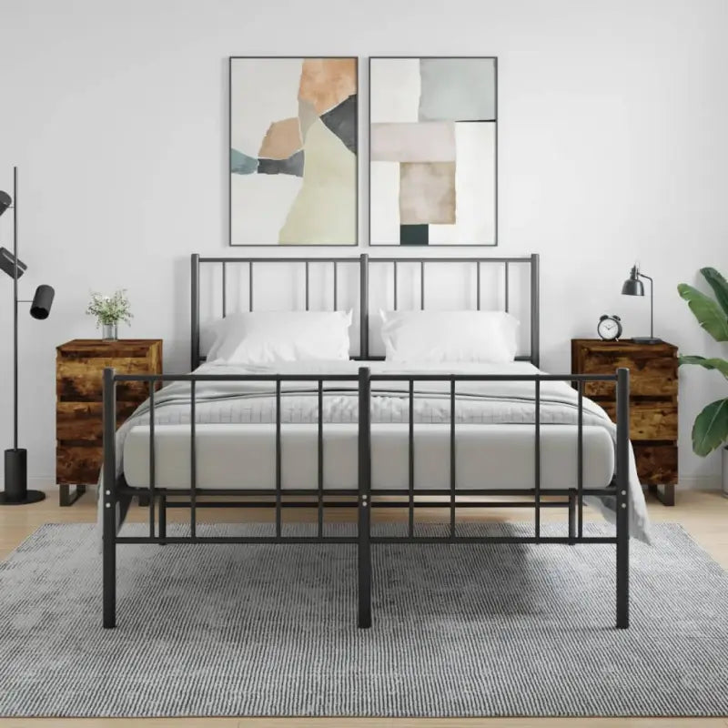 Nachtkastjes van bewerkt hout met elegant en tijdloos ontwerp - Gerookt eiken / 2 - Nachtkastjes