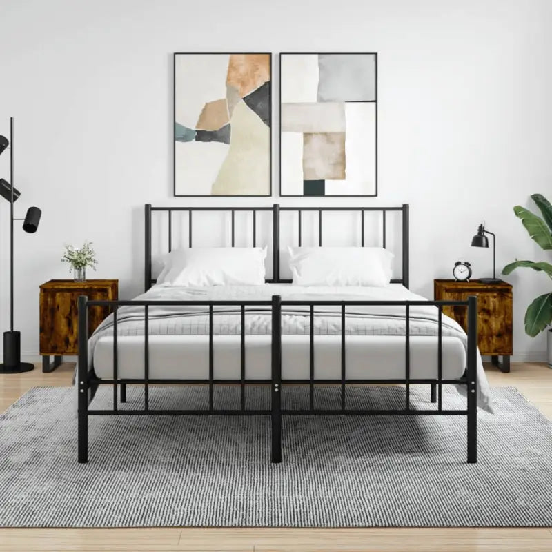 Nachtkastjes van bewerkt hout met elegant en tijdloos ontwerp - Gerookt eiken / 2 - Nachtkastjes