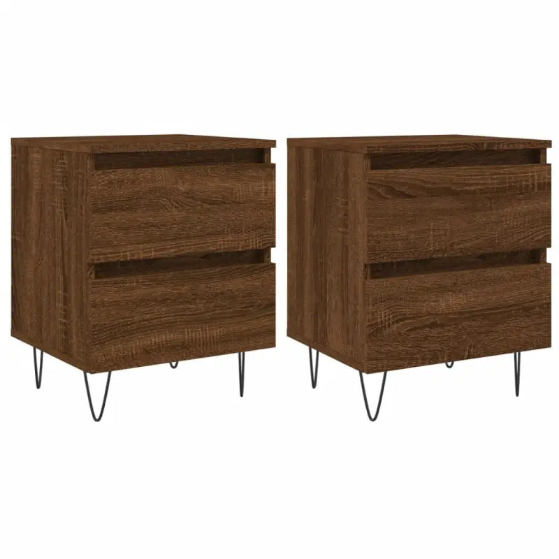 Nachtkastjes van bewerkt hout met elegant ontwerp en duurzame kwaliteit - Nachtkastjes