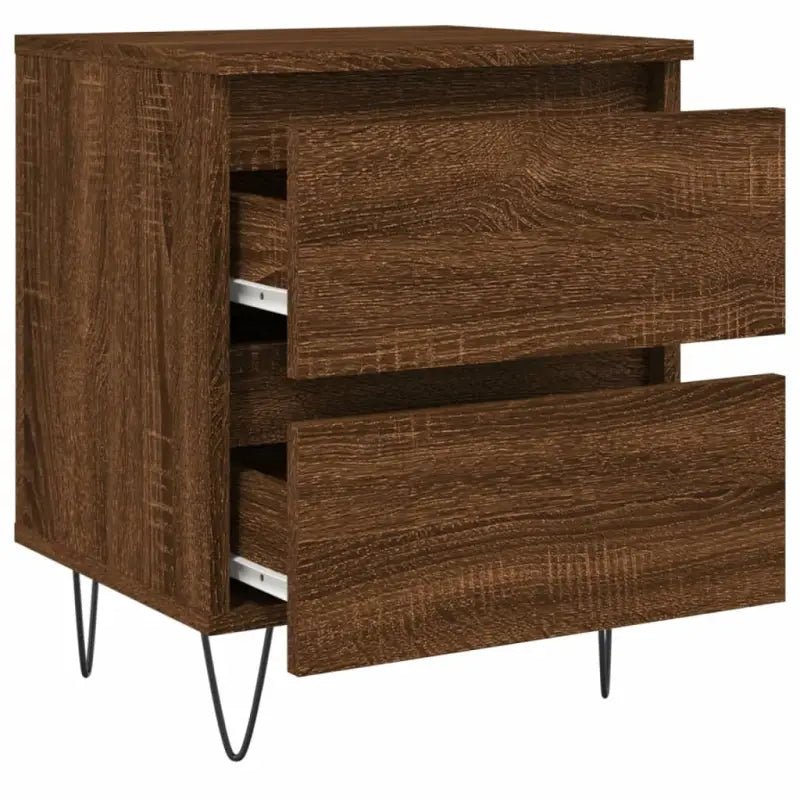 Nachtkastjes van bewerkt hout met elegant ontwerp en duurzame kwaliteit - Nachtkastjes