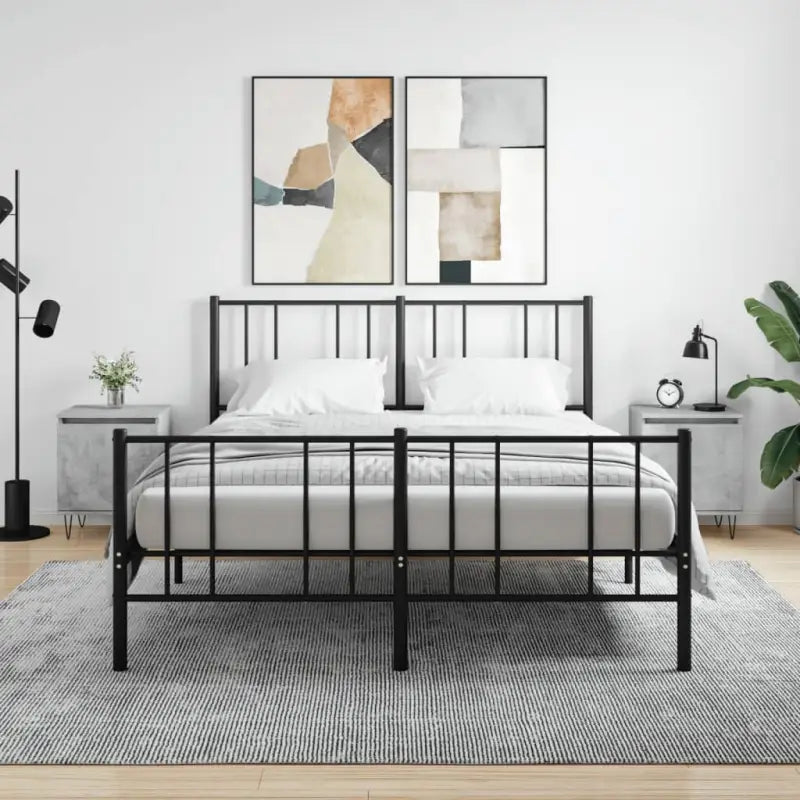 Nachtkastjes van bewerkt hout met elegant ontwerp en duurzame afwerking - Betongrijs / 2 - Nachtkastjes