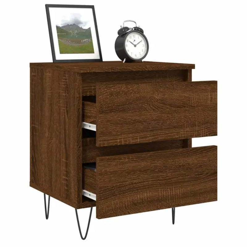 Nachtkastjes van bewerkt hout met elegant ontwerp en duurzame kwaliteit - Nachtkastjes