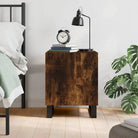 Nachtkastjes van bewerkt hout met moderne charme en hoge kwaliteit - Gerookt eiken / 1 - Nachtkastjes