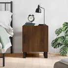 Nachtkastjes van bewerkt hout met moderne charme en hoge kwaliteit - bruin eikenkleur / 1 - Nachtkastjes
