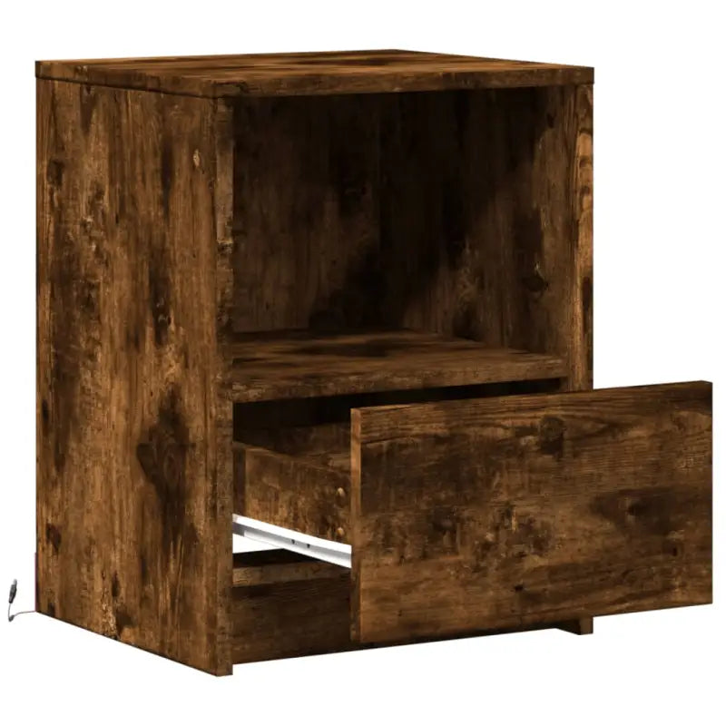 Nachtkastjes van bewerkt hout met tijdloze charme voor woonkamer of slaapkamer - Nachtkastjes