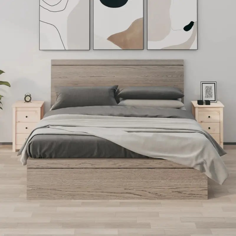Nachtkastjes van massief grenenhout met stevig blad voor een tijdloos interieur - Nachtkastjes