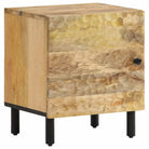 Nachtkastjes van massief mangohout met elegant design - Naturel / 1 / massief mangohout - Nachtkastjes