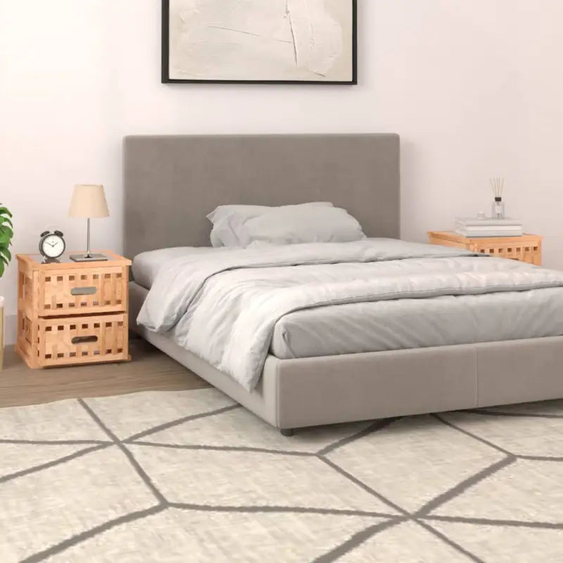 Nachtkastjes van massief walnotenhout met elegant en tijdloos design - 2 - Nachtkastjes