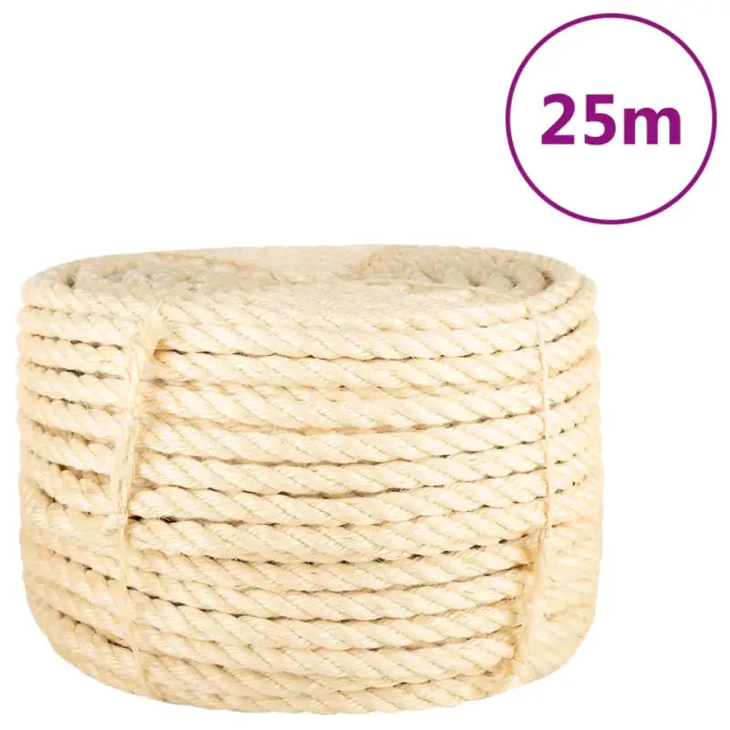 Natuurlijk sisal touw voor huis landbouw en transportgebruik - 1 / 25 m / 16 mm - Touw
