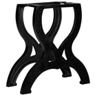 O-frame tafelpoten in antieke stijl van massief gietijzer - 2 / X-frame / Salontafel - Tafelpoten