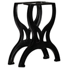 O-frame tafelpoten in antieke stijl van massief gietijzer - 2 / X-frame / Bank - Tafelpoten