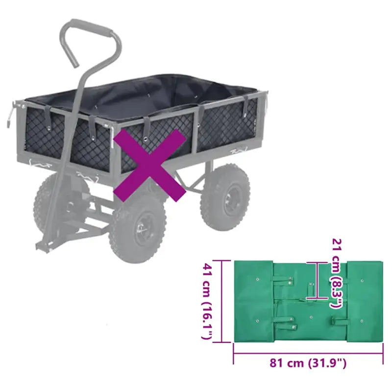 Onderdelen voor kruiwagen voor tuin- en landschapsprojecten - Onderdelen voor kruiwagen