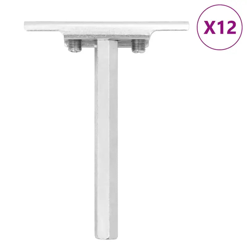 Onzichtbare zwevende plankdragers voor een strakke moderne uitstraling - 12 x 100 mm / 1 - Beugels