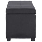Opbergbankje met comfortabele bekleding en kleuraccent voor woonkamer - Opberg- & halbankjes
