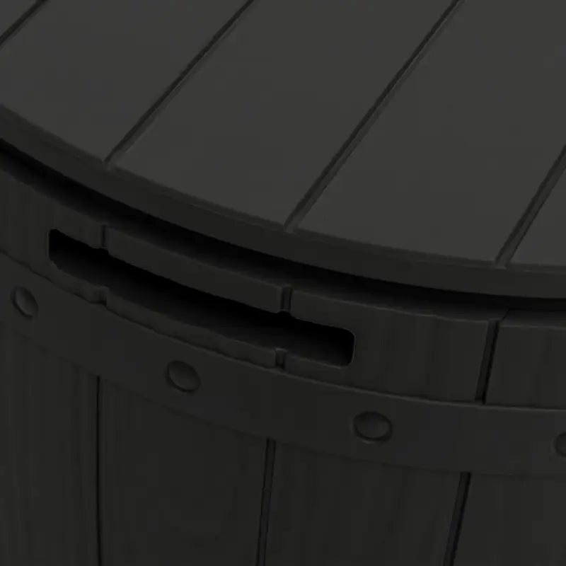 Opbergbox met imitatiehout structuur voor tuin en buitengebruik - Opbergboxen voor buiten