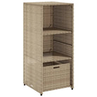 Opbergbox voor buiten in poly rattan voor tuinmeubels en accessoires - Opbergboxen voor buiten