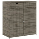 Opbergbox voor buiten in poly rattan voor tuinmeubels en accessoires - Opbergboxen voor buiten