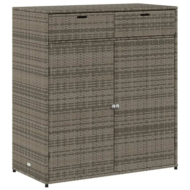 Opbergbox voor buiten in poly rattan voor tuinmeubels en accessoires - Opbergboxen voor buiten