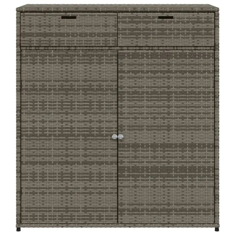 Opbergbox voor buiten in poly rattan voor tuinmeubels en accessoires - Opbergboxen voor buiten