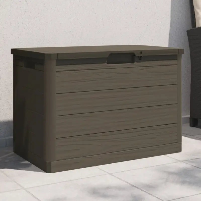 Opbergbox voor buiten voor kussens en dekens - Bruin / 160 l - Opbergboxen voor buiten