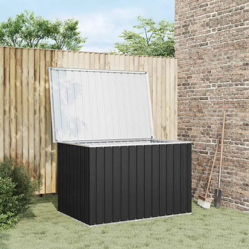 Opbergbox voor buiten van gegalvaniseerd staal voor andere spullen - Antraciet / 149 x 99 x 93 cm - Opbergboxen