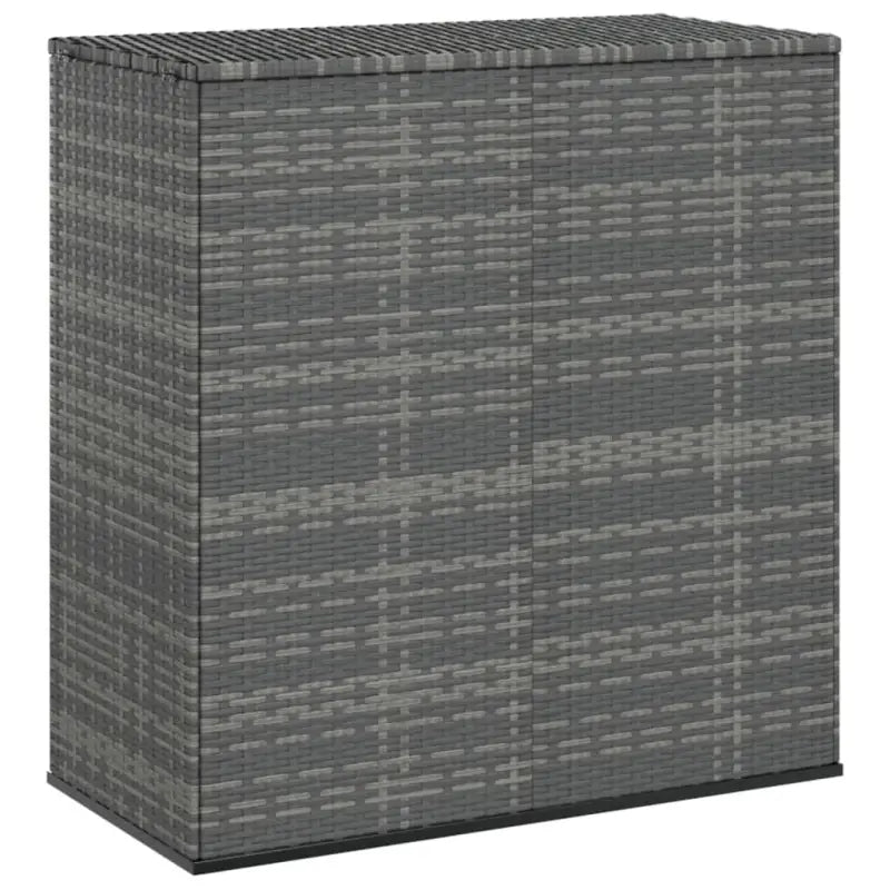 Opbergbox voor buiten van PE Rattan voor kussens - Grijs / 100 x 49 x 103.5 cm - Opbergboxen voor buiten