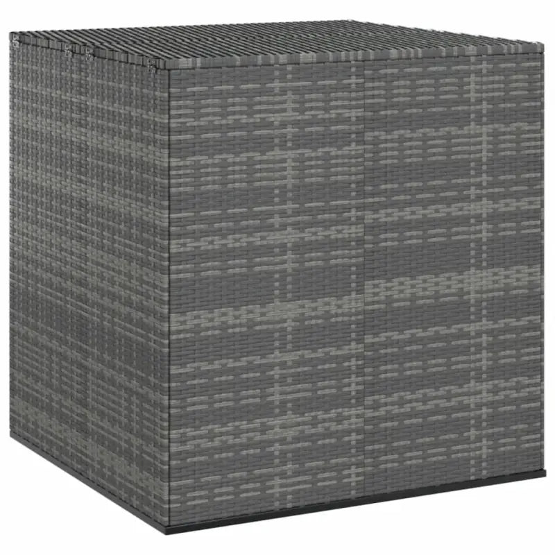 Opbergbox voor buiten van PE Rattan voor kussens - Grijs / 100 x 97.5 x 104 cm - Opbergboxen voor buiten