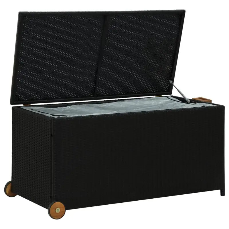 Opbergbox voor buiten van poly rattan geschikt voor zowel binnen als buiten - Opbergboxen voor buiten