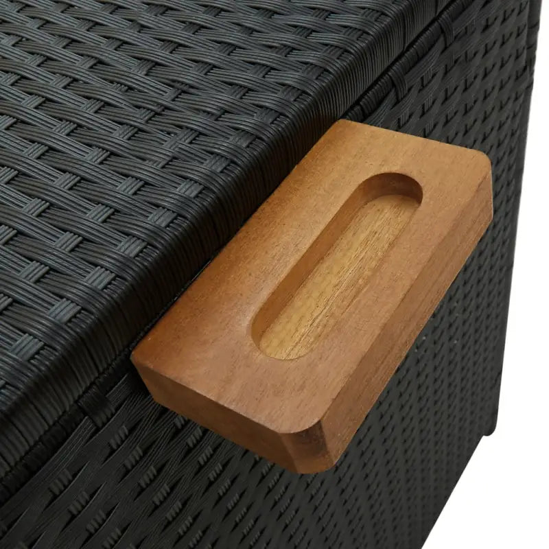Opbergbox voor buiten van poly rattan geschikt voor zowel binnen als buiten - Opbergboxen voor buiten