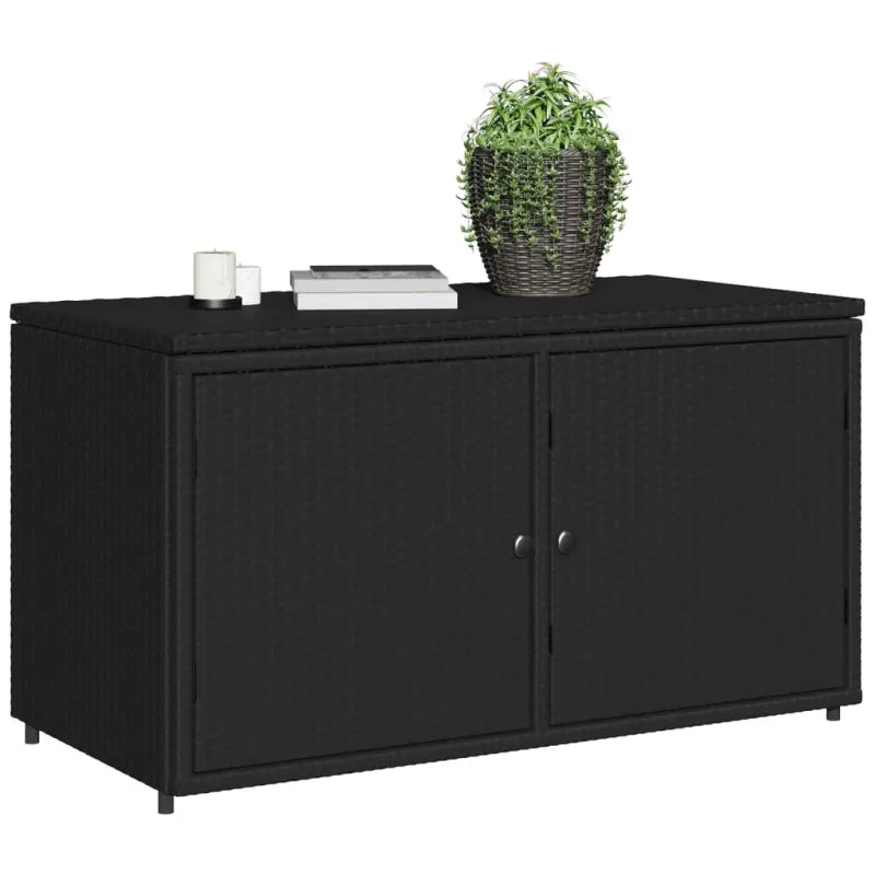 Opbergbox voor buiten van poly rattan voor tuinmeubels en spullen - Opbergboxen voor buiten