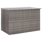 Opbergboxen voor buiten met poly rattan en gepoedercoat stalen frame - Opbergboxen voor buiten