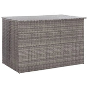 Opbergboxen voor buiten met poly rattan en gepoedercoat stalen frame - Opbergboxen voor buiten