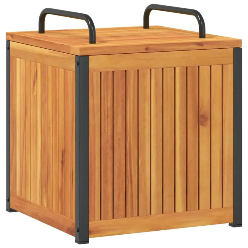 Opbergboxen voor buiten van massief acaciahout voor tuin en terras - Opbergboxen voor buiten