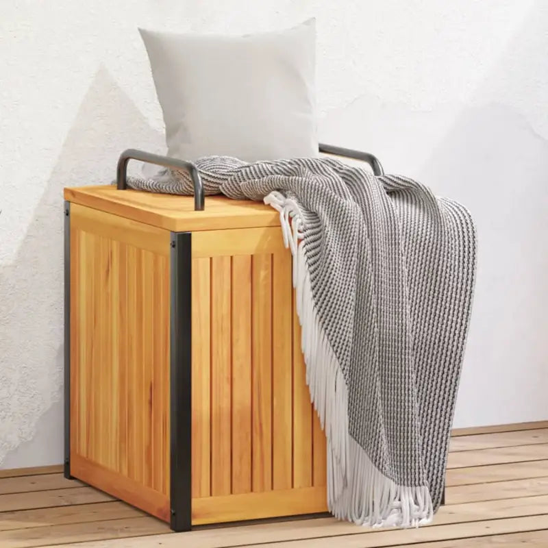 Opbergboxen voor buiten van massief acaciahout voor tuin en terras - Opbergboxen voor buiten