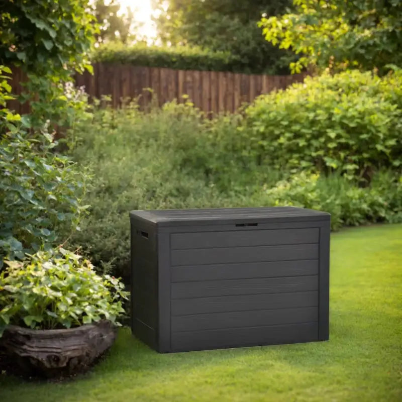 Opbergboxen voor buiten zowel binnen als buiten gebruik - Antraciet / 190 l - Opbergboxen voor buiten